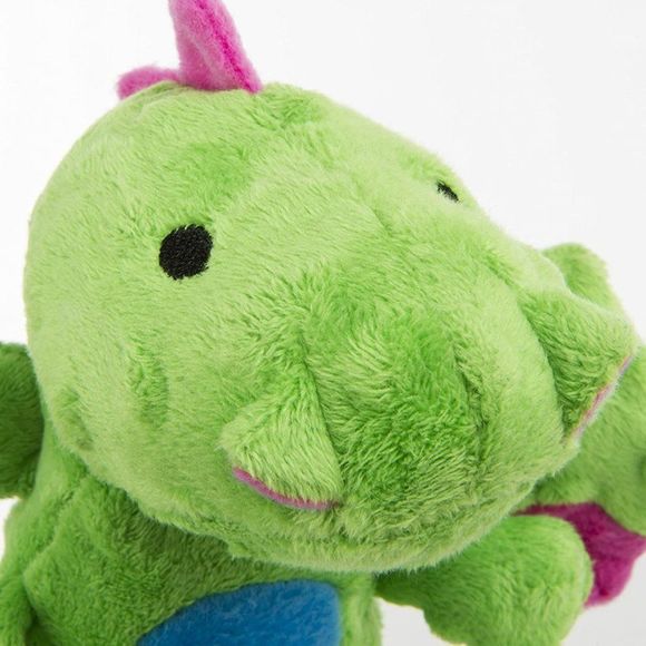 goDog Skinny Dragons Squeaker Plush Pet Toy for Dogs & Puppies, Soft & Durable, - Picture 6 of 9